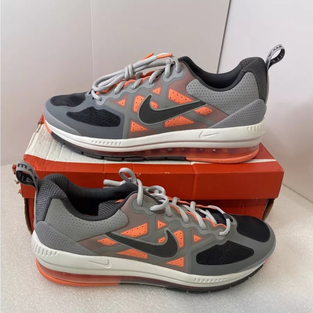 Nike Air Max Genome Grey Men's Shoes Mesh Running Athletic Size 12 CW1648-004
